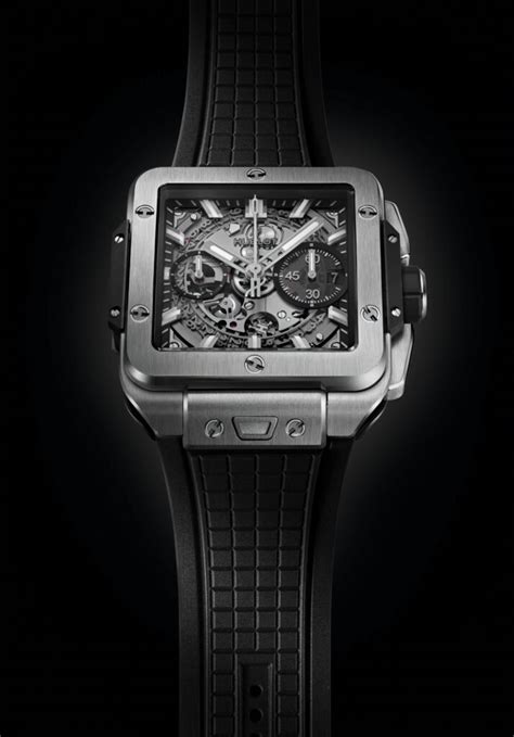 red and black hublot watch|square hublot watches black.